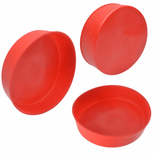 Zaślepka Czerwona 1 Zaślepka wentylacyjna do spiro skrzynek rozprężnych rozdzielaczy