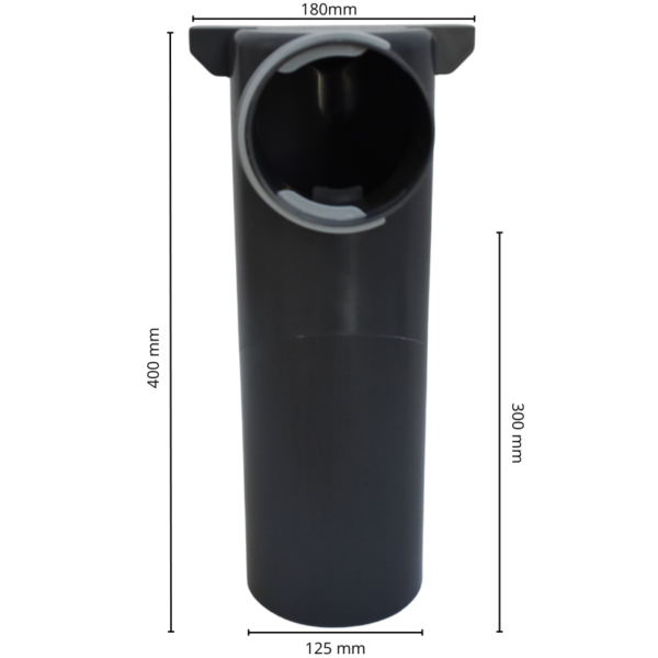 Skrzynka rozprężna 1x90mm DN125 + zestaw