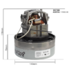 Silnik Ametek 119903-00 1400W do odkurzaczy Husky i DuoVac