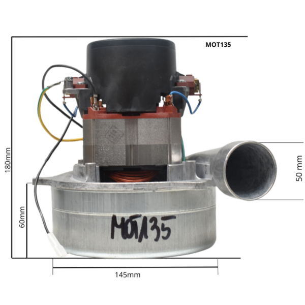 Silnik Domel MOT135 1700W do odkurzaczy Husky