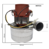 Silnik Domel MOT224 1550W do odkurzaczy Husky