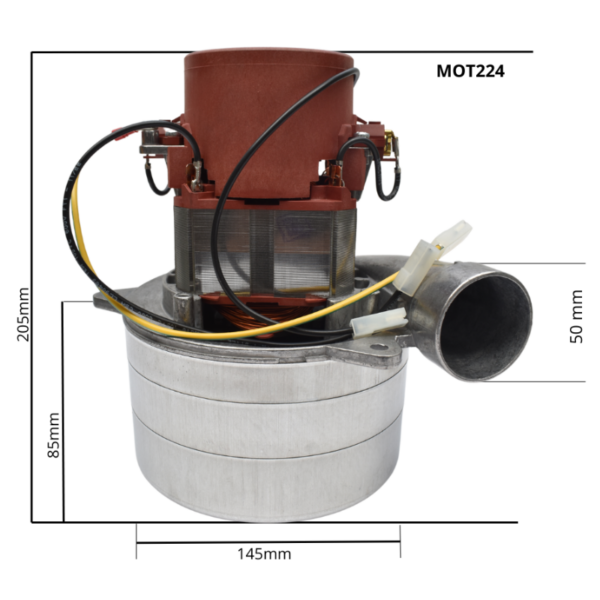 Silnik Domel MOT224 1550W do odkurzaczy Husky