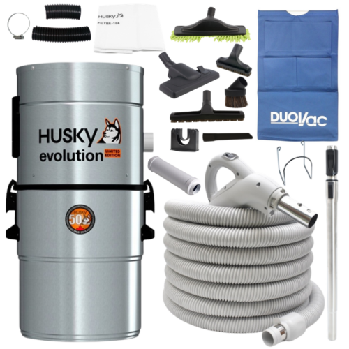 Odkurzacz Centralny jednostka Husky Evolution +zestaw z wężem Progression