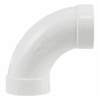 Kolano długie 90° dwukielichowe PVC