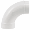 Kolano długie 90° jednokielichowe PVC