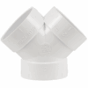 Trójnik 2x45° PVC