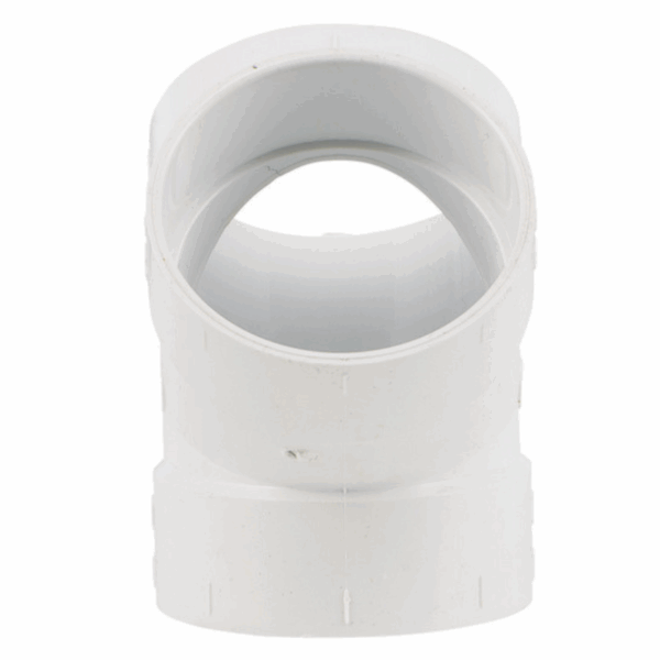 Trójnik 2x45° PVC