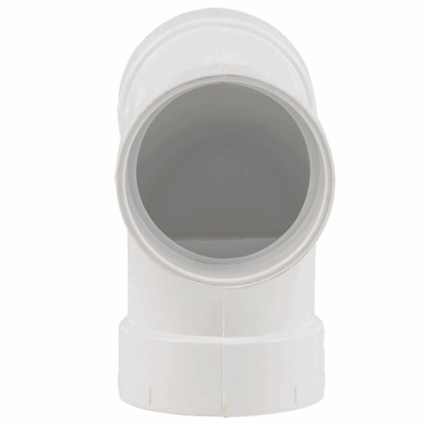 Trójnik 2x90° PVC