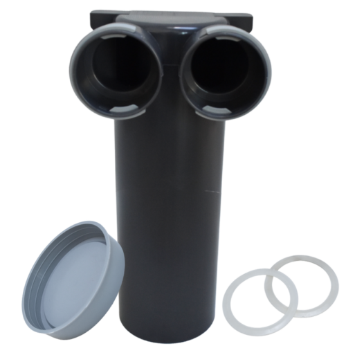 Skrzynka rozprężna 2x75mm DN125 + zestaw